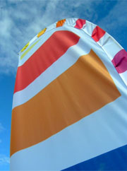 Sunny-Flag / Beachflag