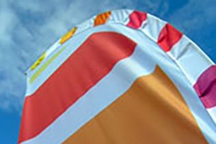 Sunny-Flag / Beachflag