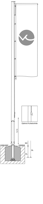 Mastmodell KA - KA/W - KA/K